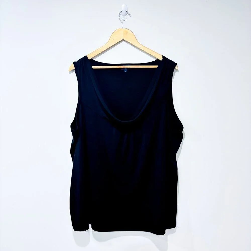 REITMANS Black camisole with flowing neckline